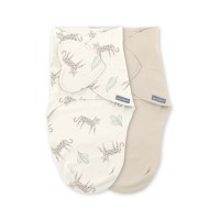 INGENUITY Zavinovačka SwaddleMe™  Ulitka bavlna 2ks 0,5 TOG 0-3m