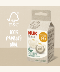 NUK Dudlík for Nature Latex, 2 ks