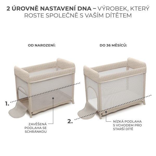 KINDERKRAFT Postýlka cestovní Moon Dream