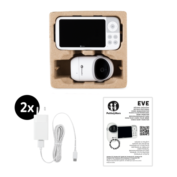 PETITE&MARS Chůvička dětská digitální EVE 5.0