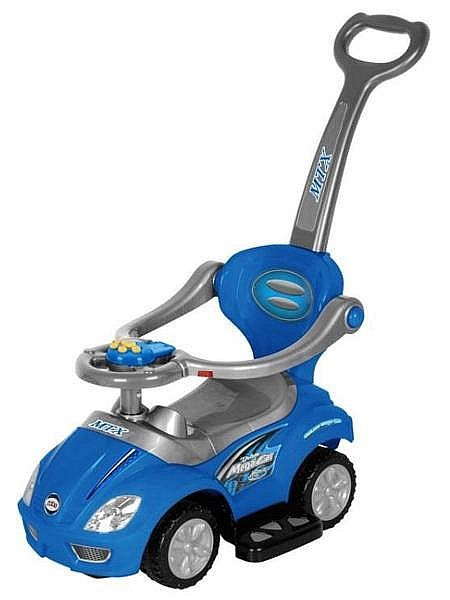 Dětské hrající odrážedlo 3v1 Baby Mix blue