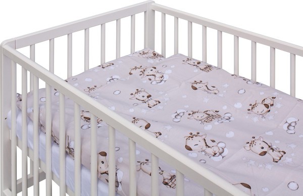 SCARLETT Dětská postýlka s kompletní výbavou Scarlett Fiki 120 x 60 cm