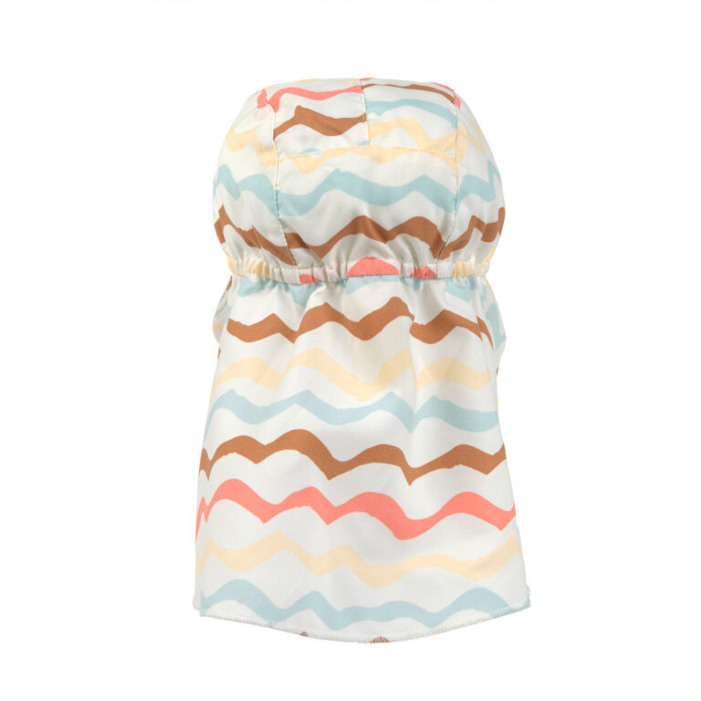 LÄSSIG Sun Protection Flap Hat waves Klobouček