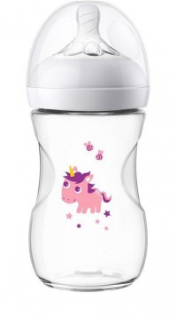 Láhev Avent Natural 260 ml, 1 ks jednorožec nová Láhev Avent Natural 260 ml, 1 ks jednorožec nová