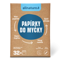 ALLNATURE Papírky do myčky 16 ks (32 dávek )