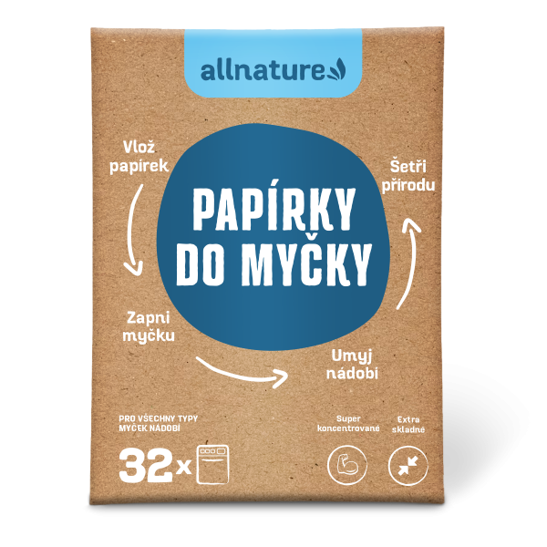 ALLNATURE Papírky do myčky 16 ks (32 dávek )