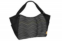 Taška Casual Twin Bag Zigzag black white