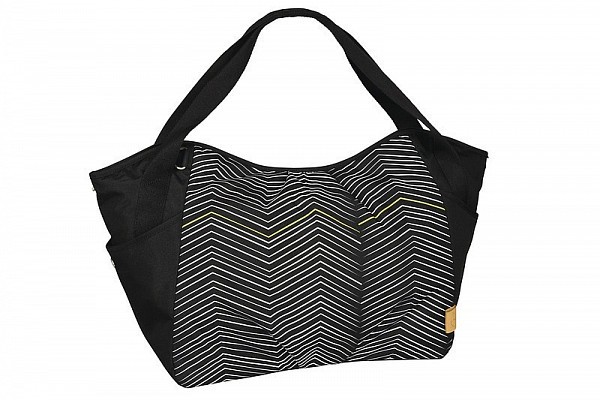 Taška Casual Twin Bag Zigzag black white