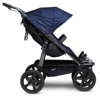 TFK Sportovní kočárek dvojčata Duo stroller - air chamber wheel - black