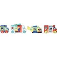 VILAC Dřevěné magnetické puzzle Záchranáři