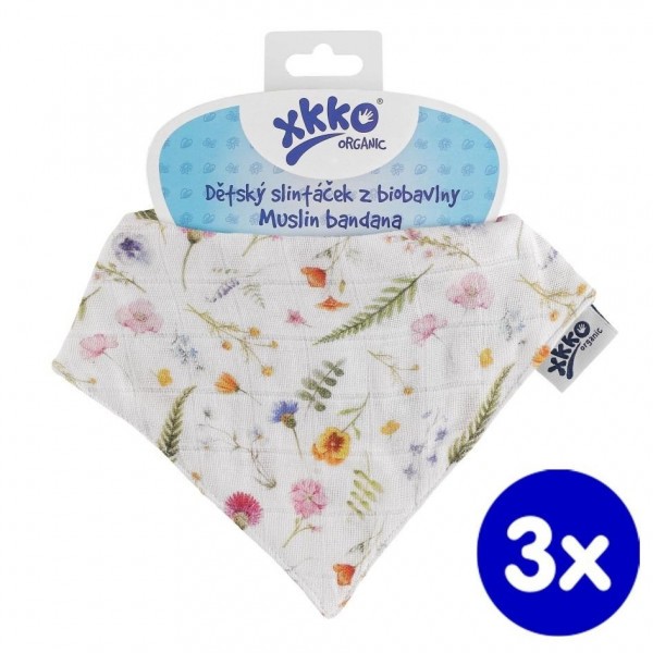 KIKKO Dětský slintáček XKKO Organic Staré časy