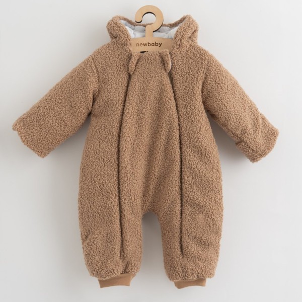 NEW BABY Kojenecký zimní overal bez šlapek Teddy Winter