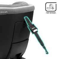 Autosedačka Kinderkraft Vado Isofix 0-25kg grey 2020