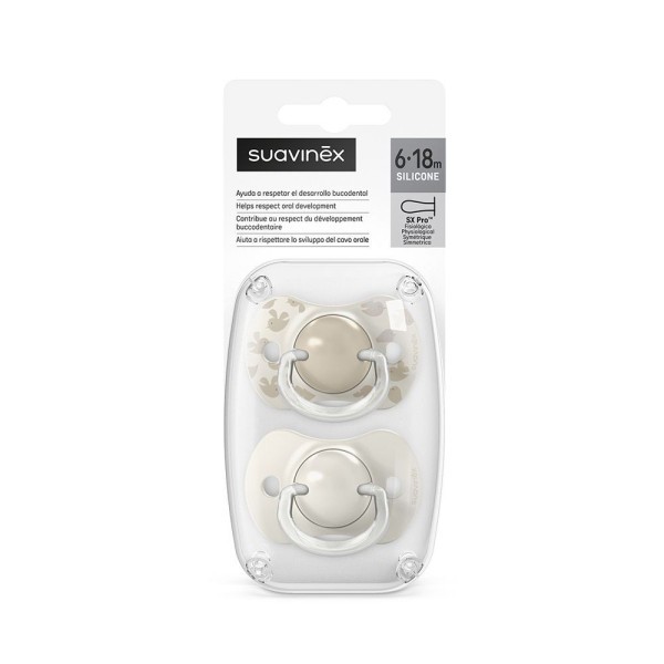 SUAVINEX Dudlík SX PRO fyziologický BIRDIES 6/18m 2 ks