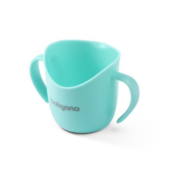 BABYONO Hrnek ergonomický s oušky 120 ml 6m+