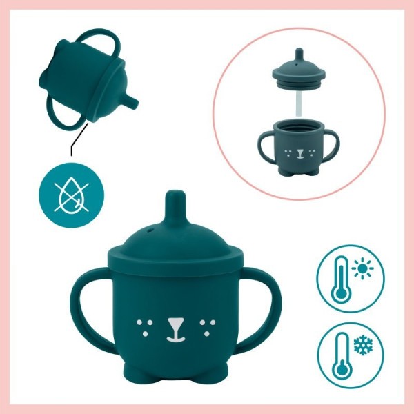 BABYMOOV Silikonová jídelní sada LEARN´ISY KIT