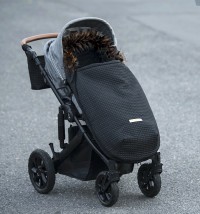 PINKIE Fusak Small Black Comb s kožíškem