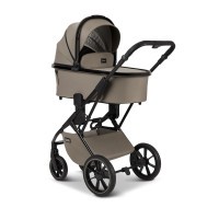MOON PIÚ EXTRA black chrome Kombinovaný kočárek