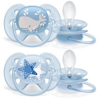 Philips AVENT Šidítko Ultrasoft Obrázek 6-18 m 2 ks