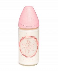 Kojenecká láhev Suavinex Meaningful life, skleněná, 240ml