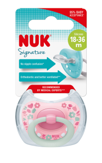 NUK Dudlík Signature silikon 18-36 m BOX