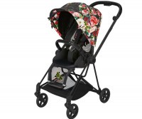 Kočárek CYBEX Mios Fashion Spring Blossom 2021, podvozek mios black