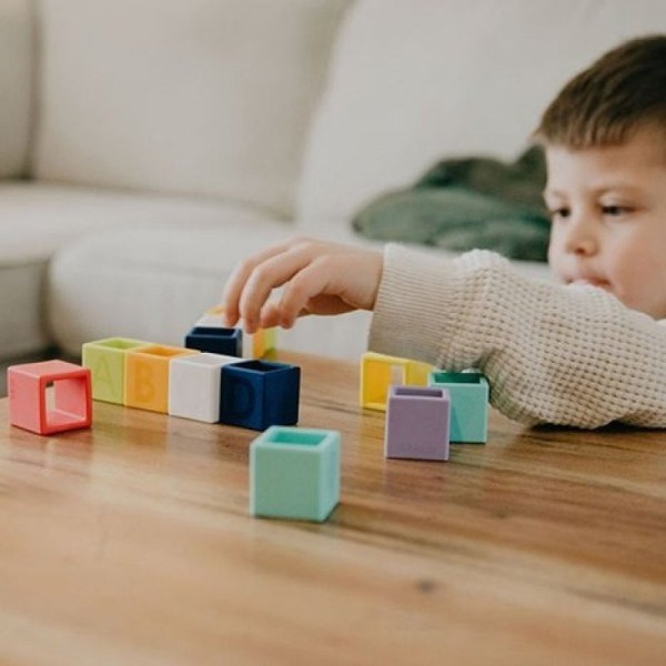 BBLUV Silikonové puzzle Blöx