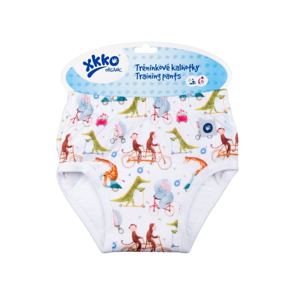 KIKKO Tréninkové kalhotky XKKO Organic - Sky Whale