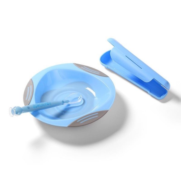 BABYONO Lžička silikonová s obalem 6m+