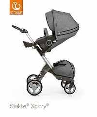 Stokke® Sportovní sedačka Xplory®, Crusi™ , Trailz™  Black Mélange