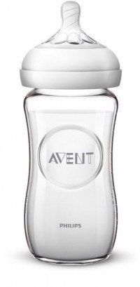 Philips Avent láhev Natural Response skleněná transparentní 240 ml