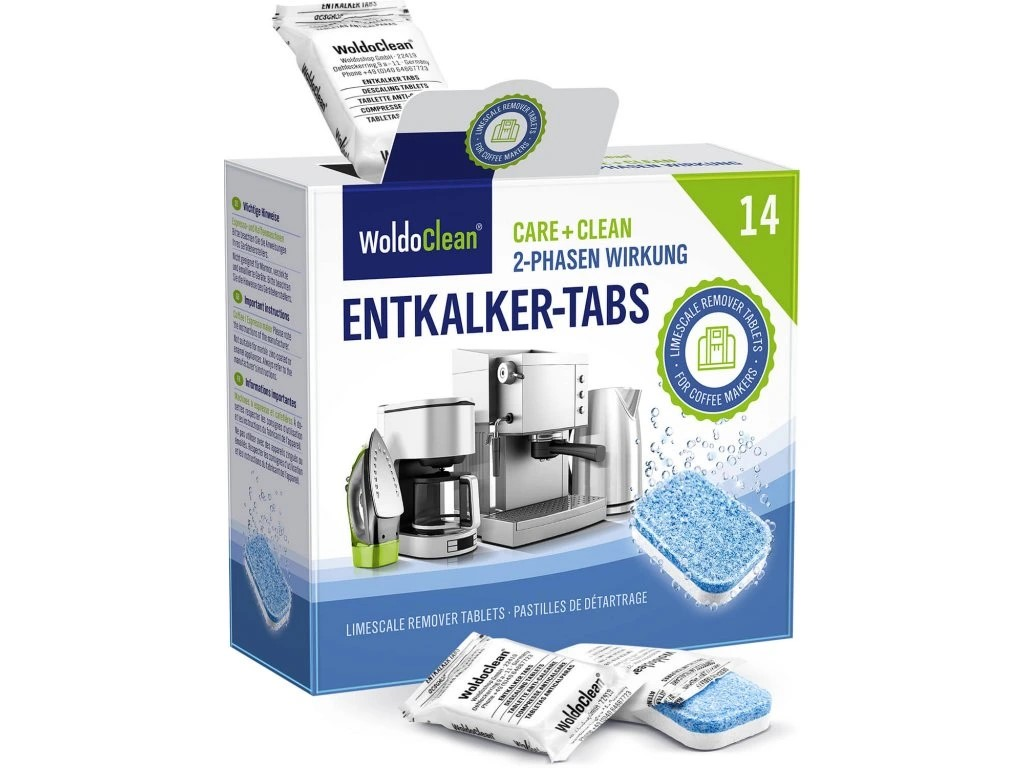 WOLDOCLEAN Dvoufázové odvápňovací tablety - Dvoufázové odvápňovací tablety 14 ks