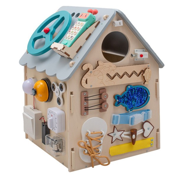 BABY MIX Activity Board Domeček LED Montessori