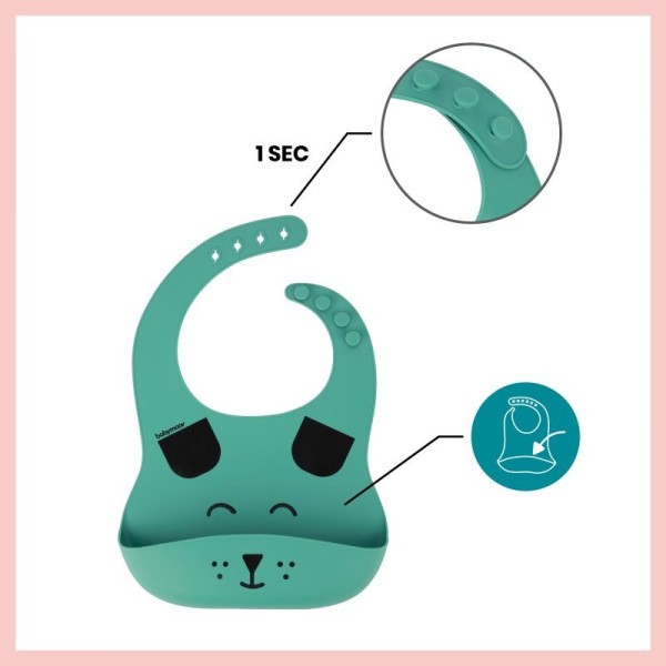 BABYMOOV Silikonová jídelní sada LEARN´ISY KIT