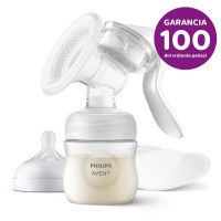 Philips AVENT Odsávačka mateř. mléka manuální + Prsní vložky jednorázové 100 ks