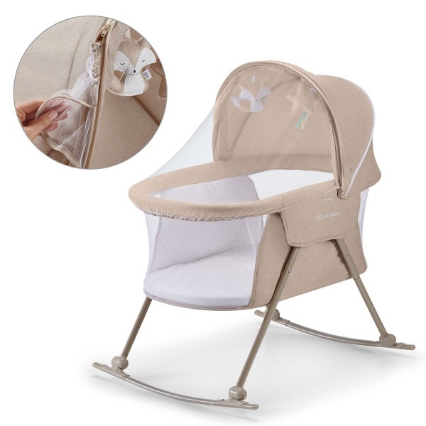 Kinderkraft Postýlka dětská 3v1 Lovi Beige 2020