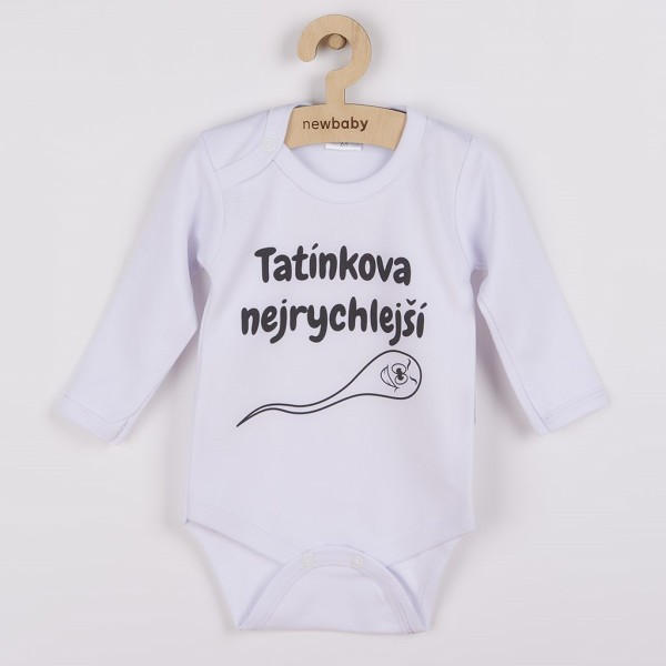 NEW BABY Body s potiskem Tatínkova nejrychlejší