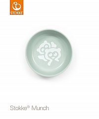 Stokke™ Munch Essentials Soft Mint talíř, příbor a hrníček