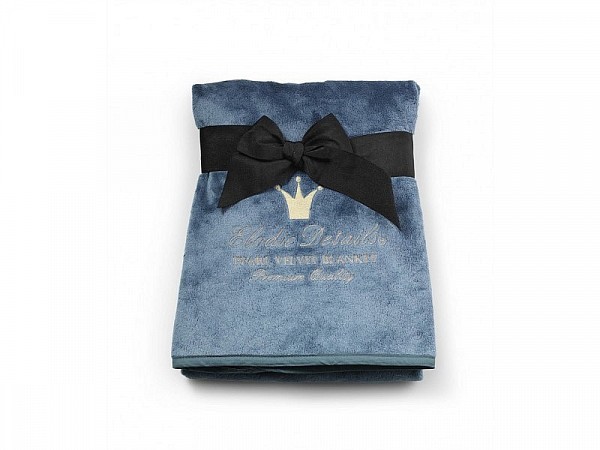 Elodie Details Sametová deka - Pretty Petrol