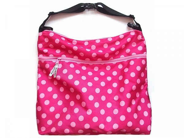 Taška na kočárek Pink Dots.