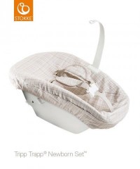 Stokke® Tripp Trapp® newborn set™ látkový potah Beige Check