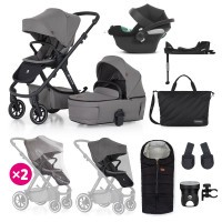 PETITE&MARS Kočárek kombinovaný ICON 2v1 XXL RWS + CYBEX Aton B2 i-Size + základna