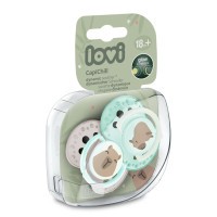 LOVI Dudlík svítící silikonový dynamický CAPICHILL 18m+ 2ks