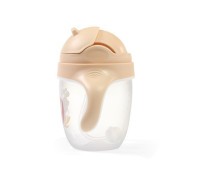 BABYONO Hrnek učicí s brčkem 6m+