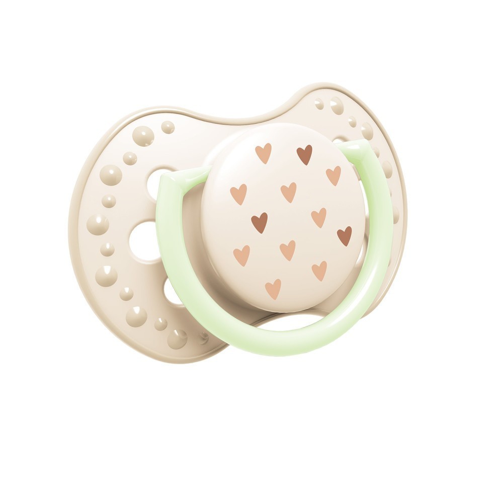 LOVI Dudlík svítící silikonový dynamický TEDDY LOVE  0-6m 2ks