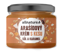 ALLNATURE Arašídový krém s kešu, solí a karamelem ALLNATURE Arašídový krém s kešu, solí a karamelem