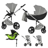 ANEX Kočárek kombinovaný Mev + KIDDY Evoluna i-size 2 + základna ANEX Kočárek kombinovaný Mev + KIDDY Evoluna i-size 2 + základna