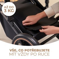 KINDERKRAFT SELECT Kočárek kombinovaný 3v1 Prime 2