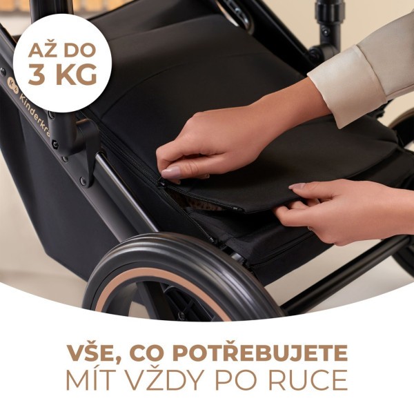 KINDERKRAFT SELECT Kočárek kombinovaný 3v1 Prime 2