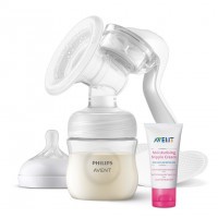 Philips AVENT Odsávačka mateřského mléka manuální + Krém na bradavky 30 ml